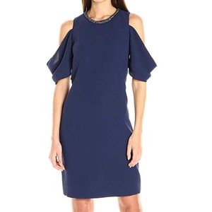 Laundry by Shelli Segal Cocktail Dress (Navy) SZ 0